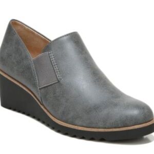 Life Stride Zora Wedge Slip on Shoes Gray Women’s Size 9.5M